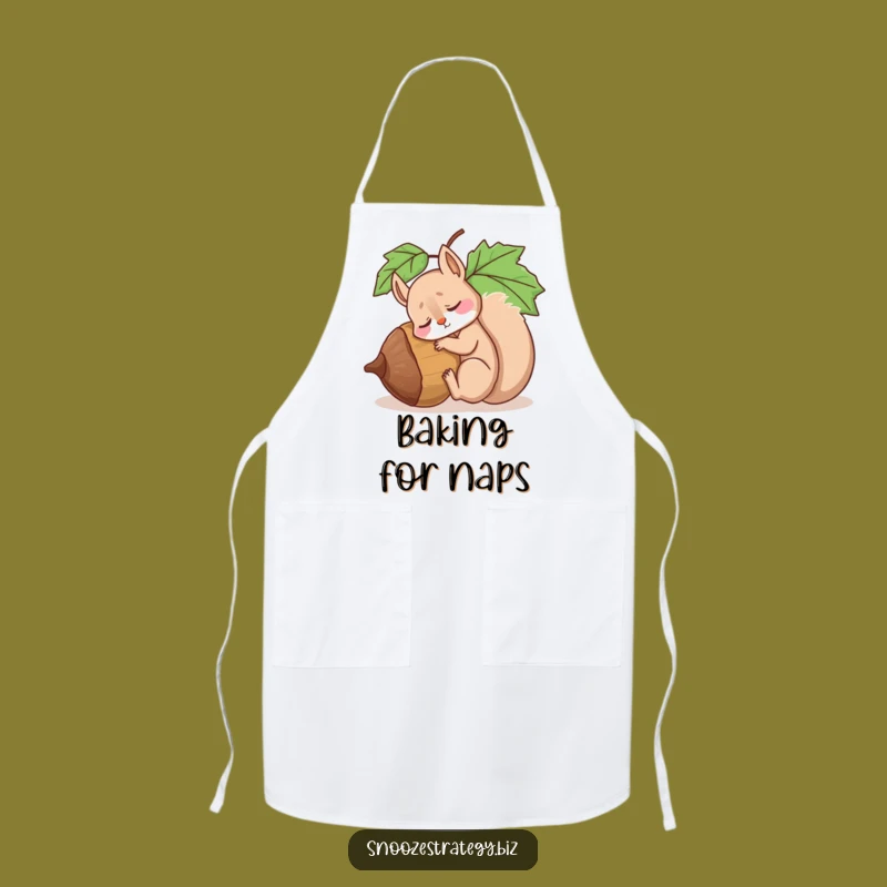 Funny Squirrel Acorn Apron: Cook with Sleepy Charm and Hilarious Style Gift