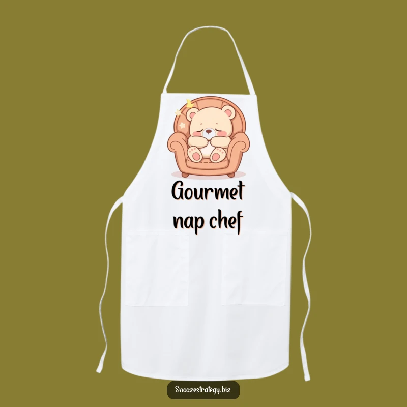 Funny Bear Cub Kitchen Apron: Cook with Cozy Charm and Hilarious Style Gift
