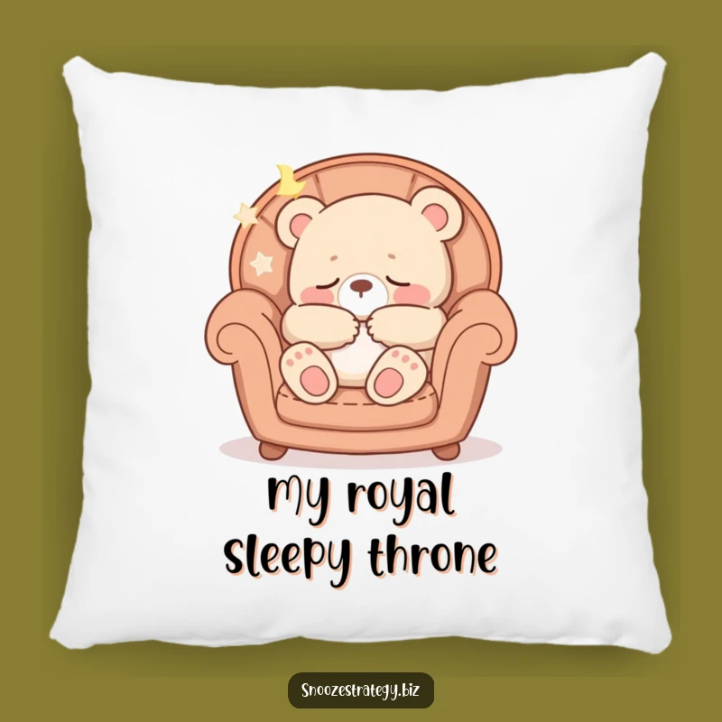 Funny Bear Cub Armchair Pillow: Ultimate Comfort with a Hilarious Cozy Design Gift