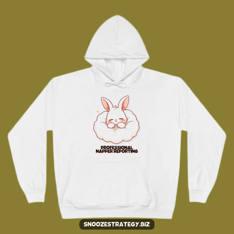 Funny Rabbit Snoring Hoodie: Ultra-Cozy and Hilarious Sleepwear Gift